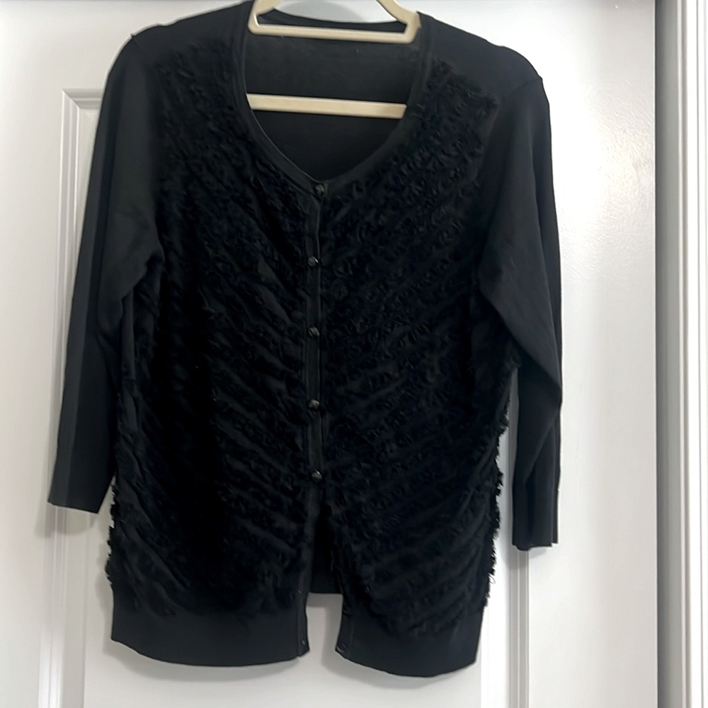 Talbots black cardigan